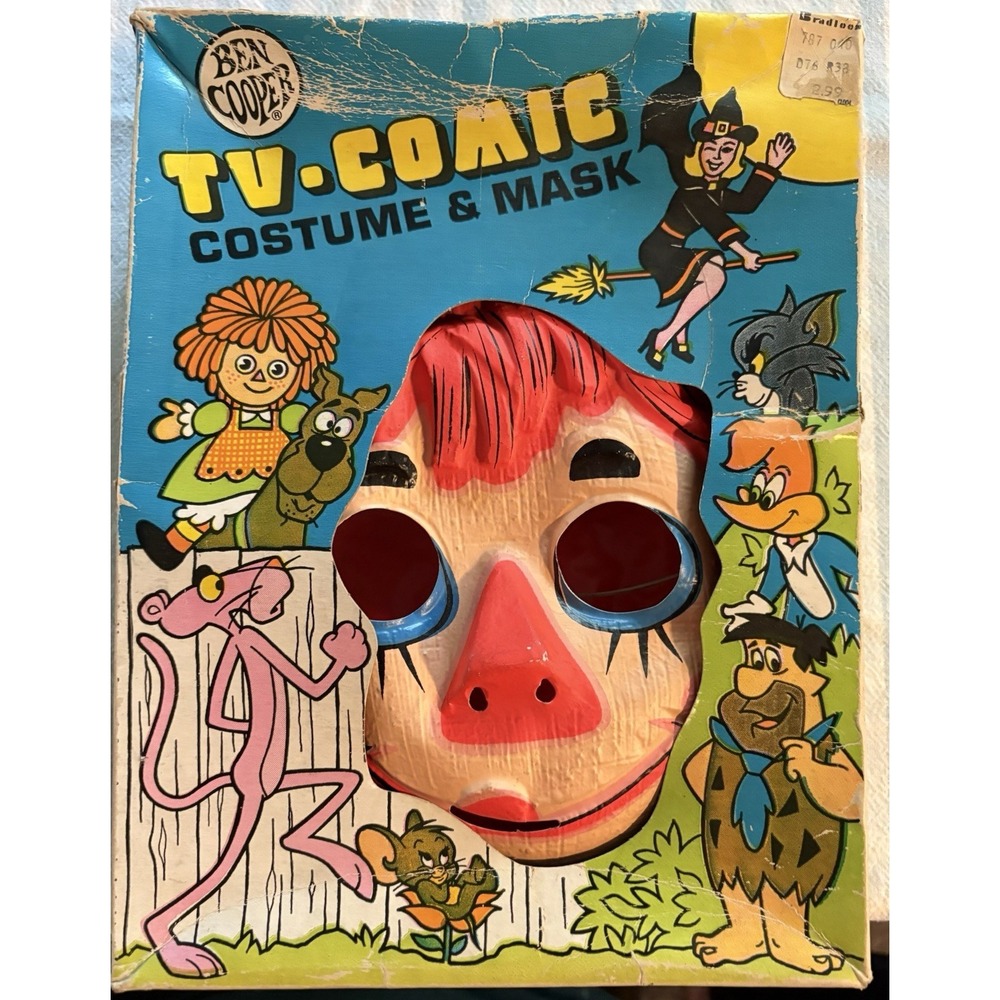 Vintage 1973 Ben Cooper Raggedy Ann Halloween Costume In Original Box 809 Large
